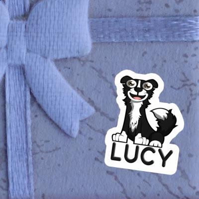 Sticker Lucy Border Collie Notebook Image