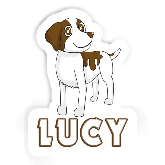 Aufkleber Lucy Spaniel Gift package Image