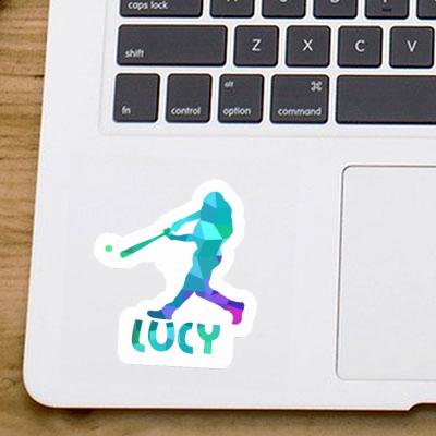 Baseball Player Sticker Lucy Gift package Image