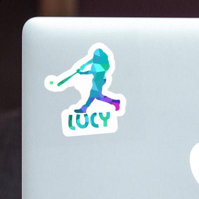 Baseball Player Sticker Lucy Image