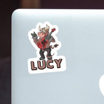 Sticker Guitarist Lucy Laptop Image