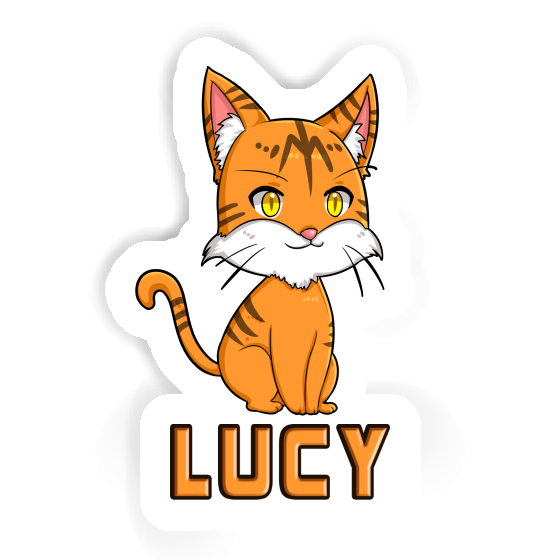 Sticker Cat Lucy Laptop Image