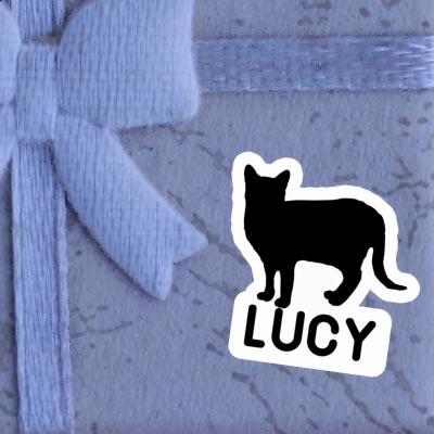 Lucy Sticker Cat Laptop Image