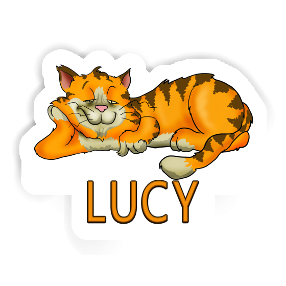 Lucy Sticker Cat Laptop Image