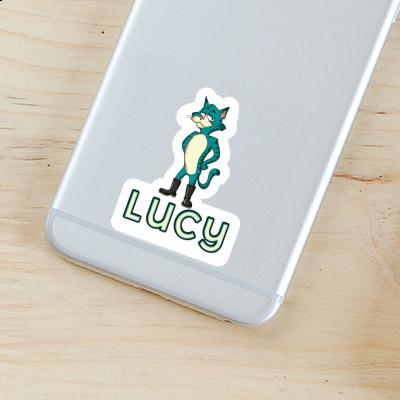 Katze Sticker Lucy Laptop Image