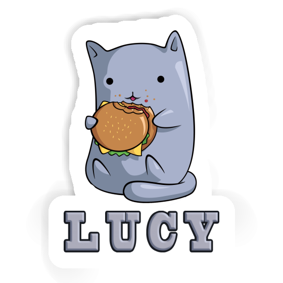 Autocollant Lucy Chat Notebook Image