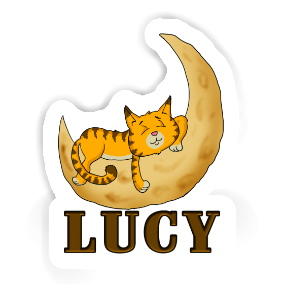 Sticker Sleeping Cat Lucy Gift package Image