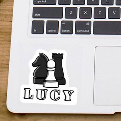 Schachfigur Sticker Lucy Notebook Image