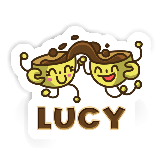 Kaffee Autocollant Lucy Notebook Image