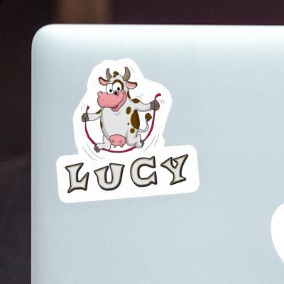 Vache Autocollant Lucy Image