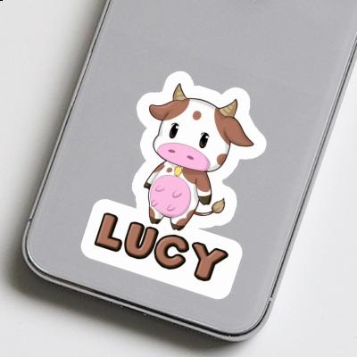 Vache Autocollant Lucy Laptop Image