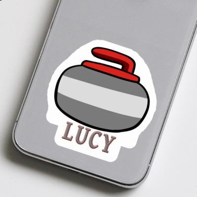 Sticker Curling Stone Lucy Notebook Image