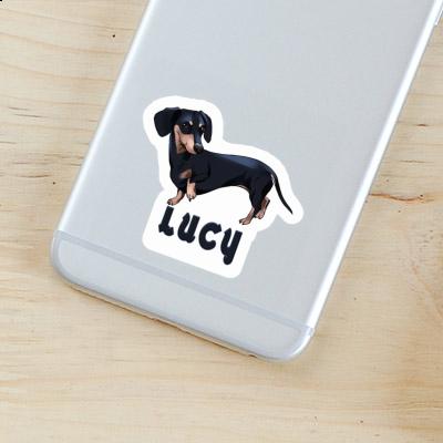 Dackel Sticker Lucy Notebook Image