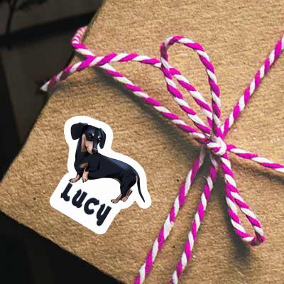 Lucy Sticker Dachshund Image