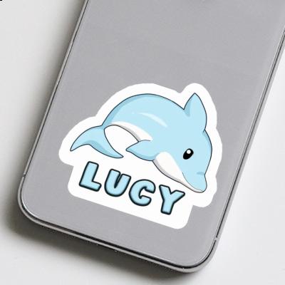 Lucy Sticker Dolphin Laptop Image