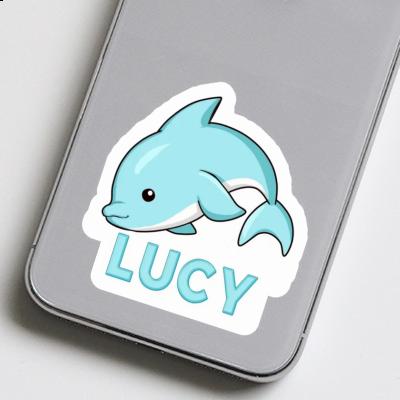 Lucy Autocollant Dauphin Laptop Image