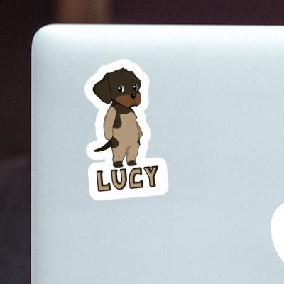 Lucy Autocollant Chien d'arrêt allemand à poil du Gift package Image