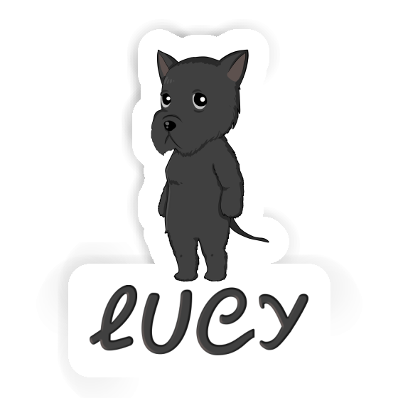 Sticker Giant Schnauzer Lucy Laptop Image