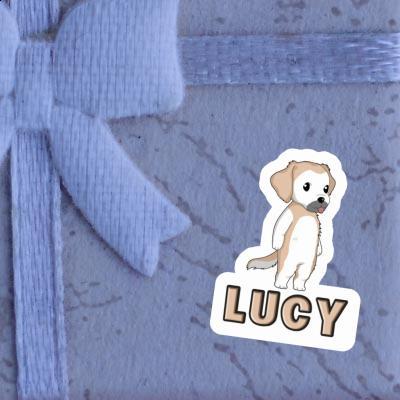 Golden Retriever Sticker Lucy Notebook Image