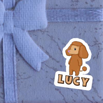 Lucy Sticker Poodle Notebook Image