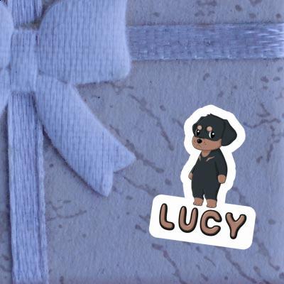 Sticker Rottweiler Lucy Laptop Image