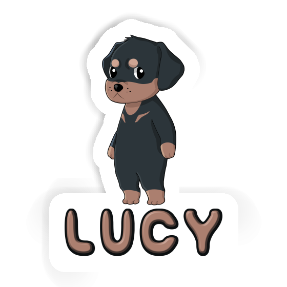 Sticker Lucy Rottweiler Laptop Image