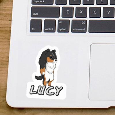 Sticker Lucy Shetland Sheepdog Laptop Image