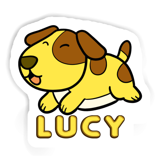 Sticker Lucy Dog Notebook Image