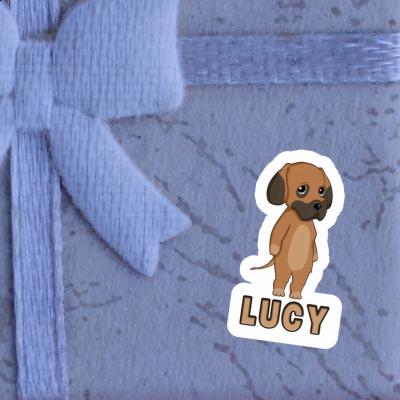 Lucy Sticker Deutsche Dogge Laptop Image