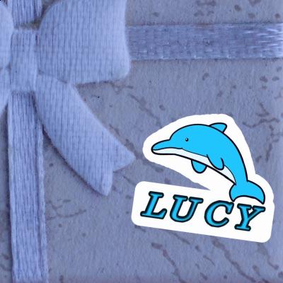 Lucy Sticker Dolphin Laptop Image