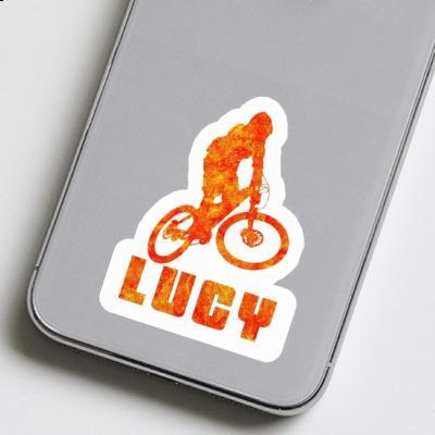 Sticker Lucy Downhiller Notebook Image