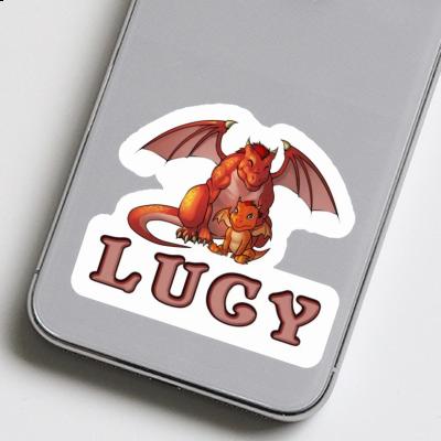 Lucy Autocollant Dragon Notebook Image