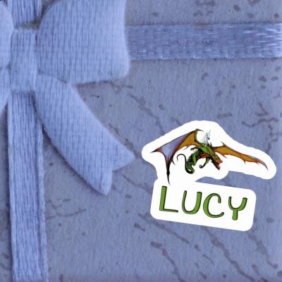 Sticker Drache Lucy Notebook Image