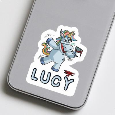 Autocollant Lucy Licorne Laptop Image