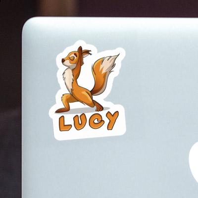 Sticker Yoga Squirrel Lucy Gift package Image