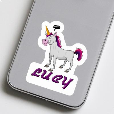 Angry Unicorn Sticker Lucy Notebook Image