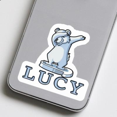 Sticker Lucy Polar Bear Notebook Image