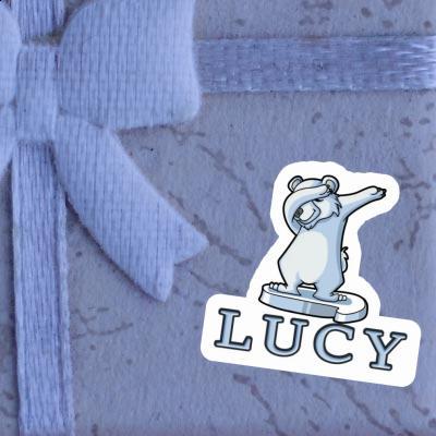 Sticker Lucy Polar Bear Laptop Image