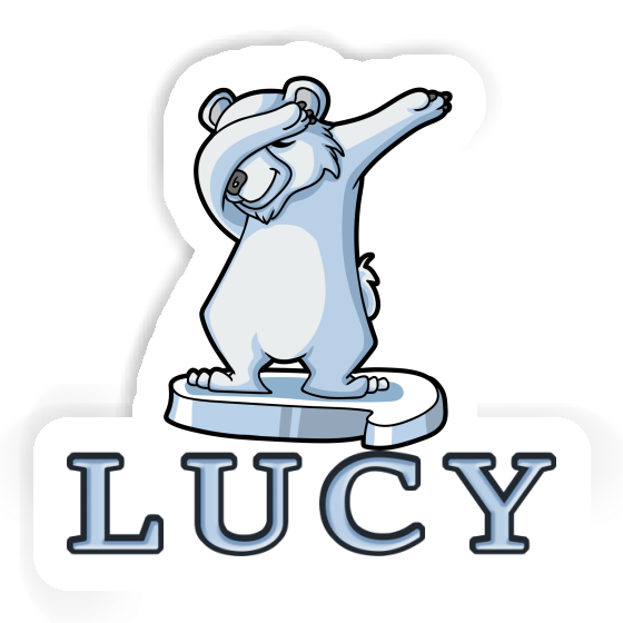 Sticker Lucy Polar Bear Gift package Image