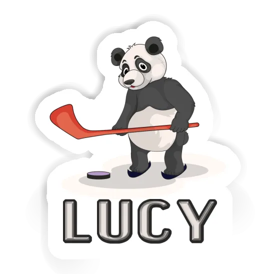 Lucy Autocollant Panda Laptop Image