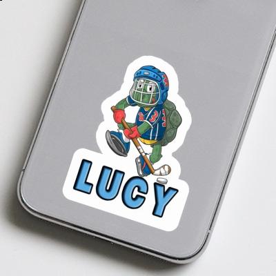 Sticker Lucy Hockey Player Image