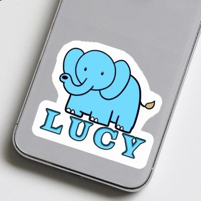 Lucy Autocollant Éléphant Laptop Image