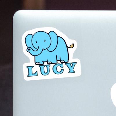 Lucy Autocollant Éléphant Notebook Image