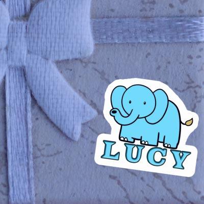 Lucy Sticker Elephant Laptop Image