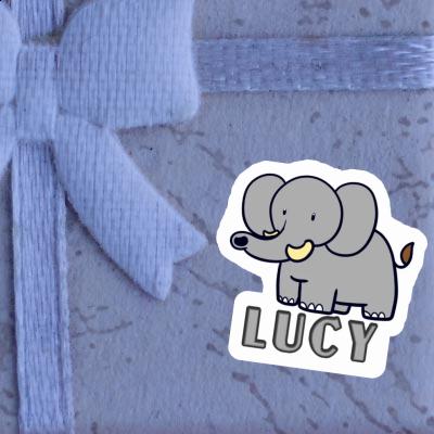 Sticker Lucy Elephant Notebook Image