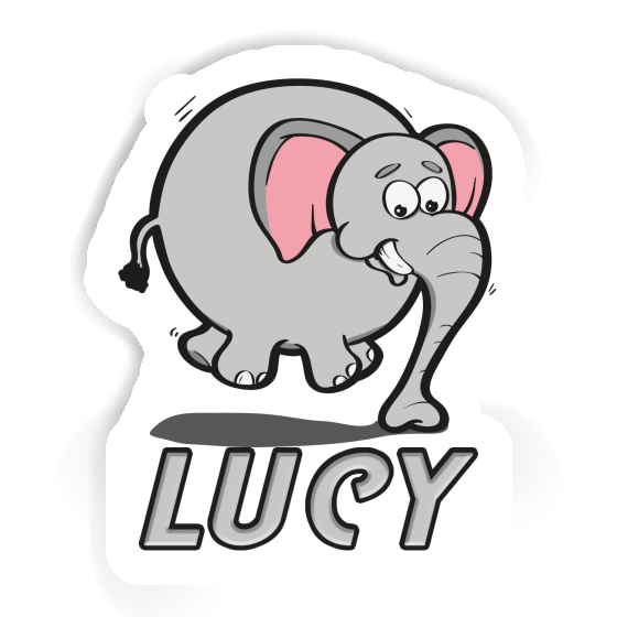 Sticker Elephant Lucy Image