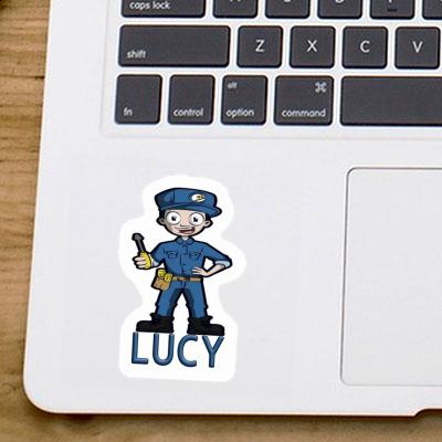 Lucy Sticker Electrician Image