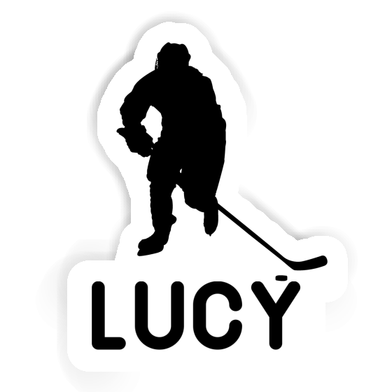 Lucy Sticker Hockey Player Gift package Image