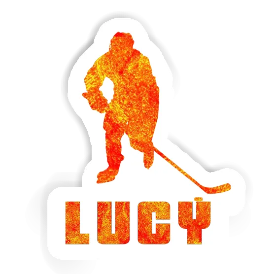 Autocollant Joueur de hockey Lucy Image