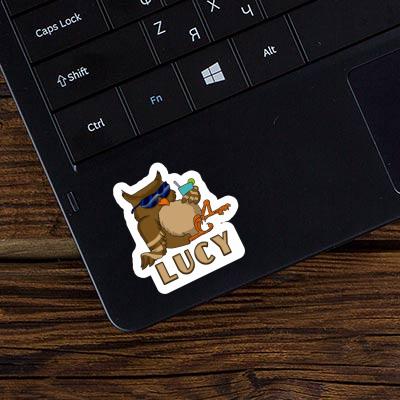 Lucy Sticker Cool Owl Image